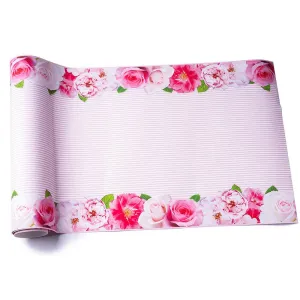 A Very English Rose Paper Table Runner