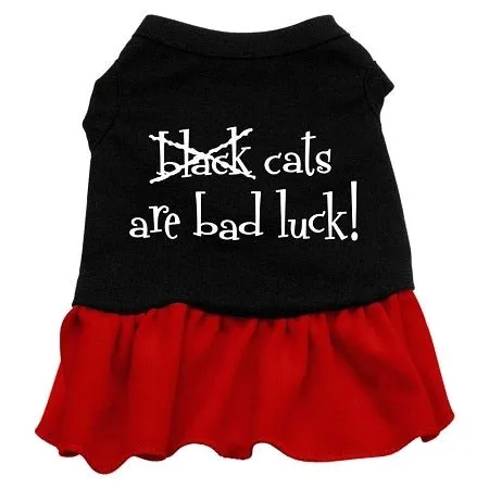 Black Cats are Bad Luck Dress in Two Colors