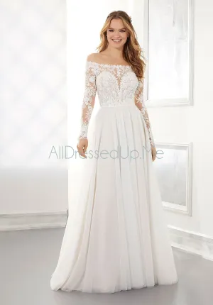 Blu - Ashley - 5877 - Cheron's Bridal, Wedding Gown