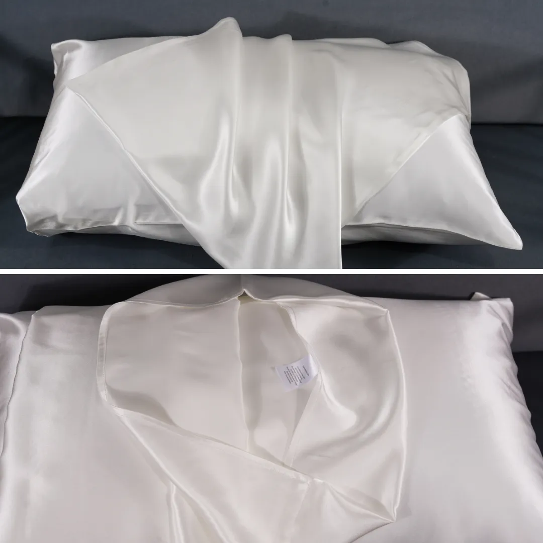 Custom Wholesale Silk Pillowcase 19 Momme Envelope Closure - 50×70cm