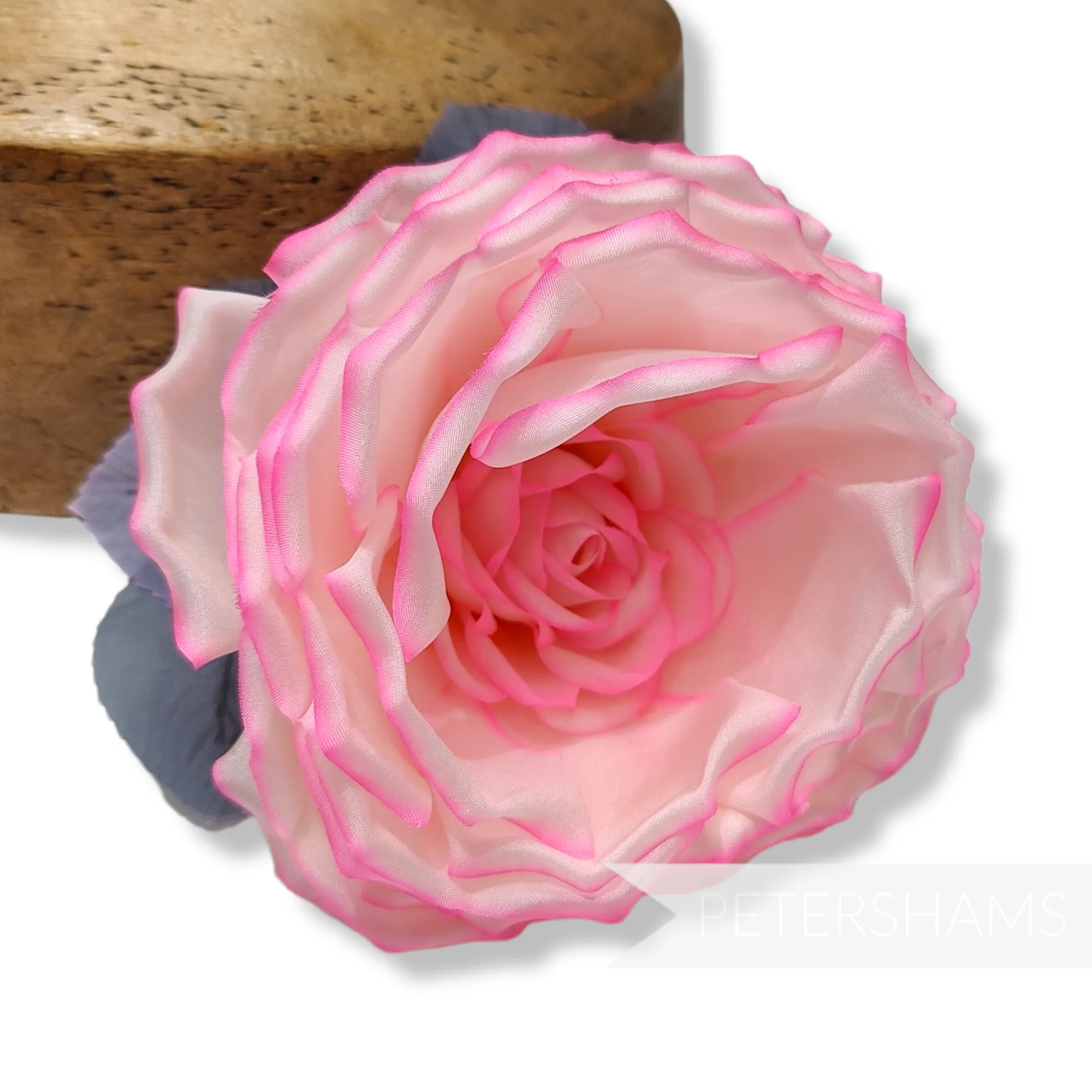 'Micaela' Super Lush 13cm Silk Rose Flower Hat Mount