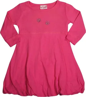 Mish - Little Girls - 100% Cotton - Long Sleeve Bubble Dress