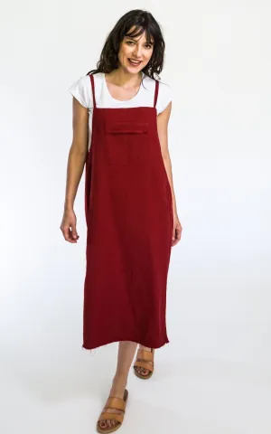 Sirena Pinafore - Berry