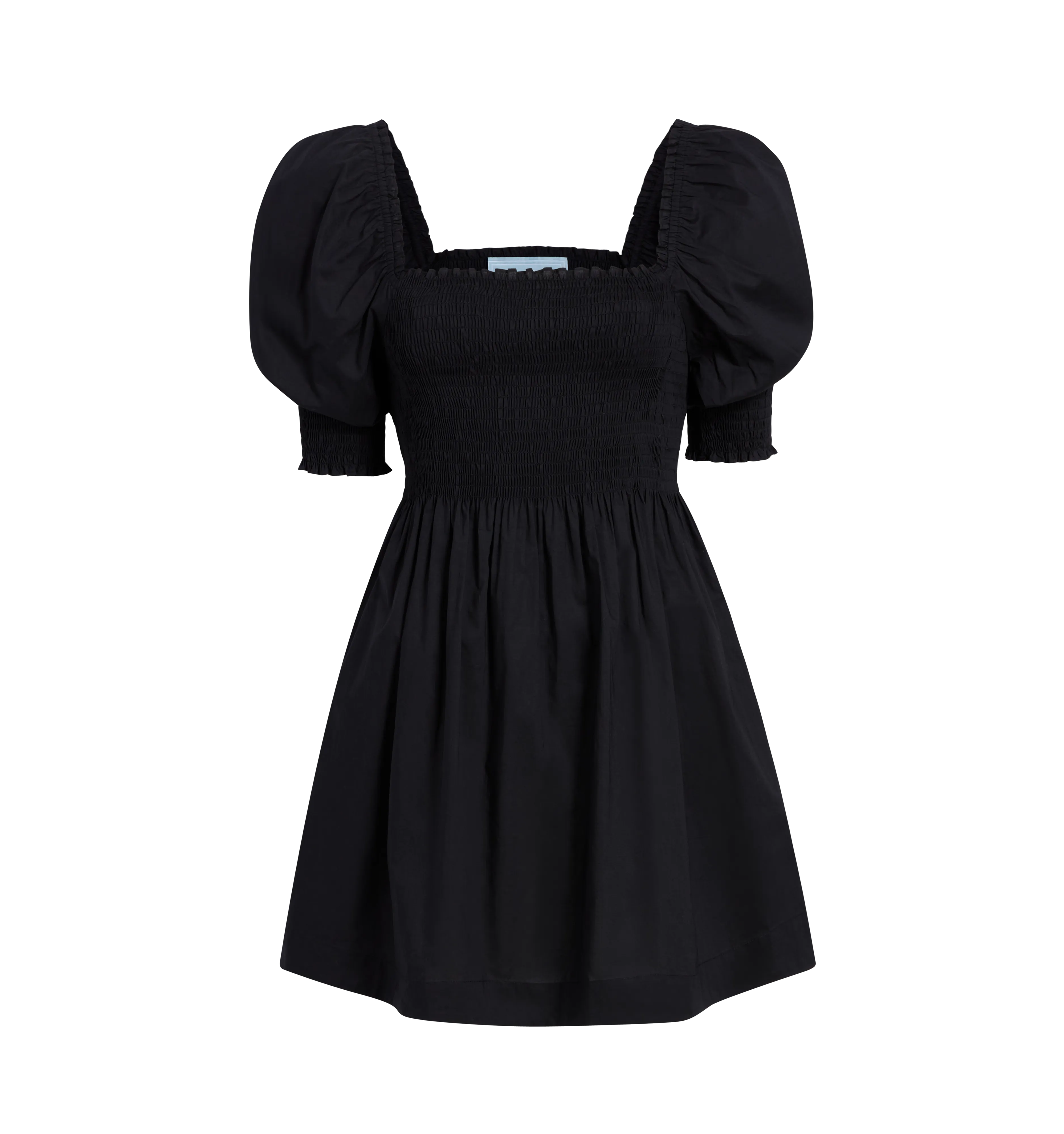 The Athena Nap Dress - Black Cotton