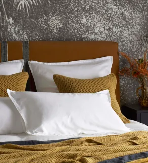 White Super Soft 100% Cotton Oxford Pillowcase