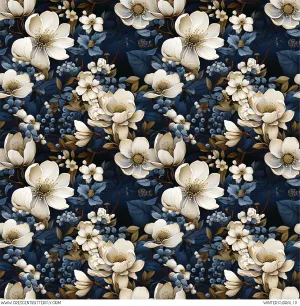 Winter Floral 10 Printed Vinyl Sheet/Wrap